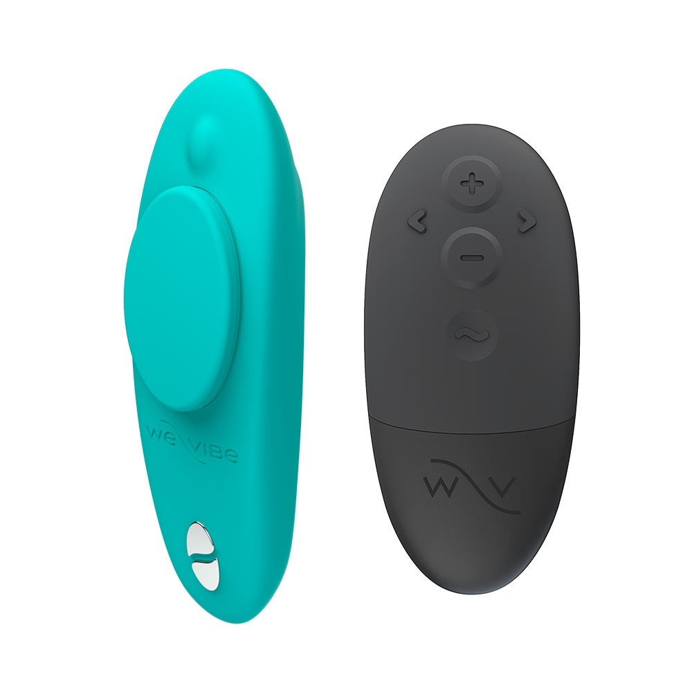 Moxie+ de We-Vibe: fotografía oficial del vibrador y su sistema de fijación